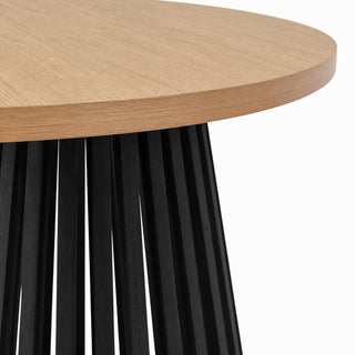 LAMOS OAK BLACK&WHITE rozkładany stół do jadalni dąb i czerń — zdjęcie 5