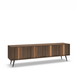 LUMA OAK LONG XL Komoda czterodrzwiowa z oświetleniem LED — zdjęcie 2