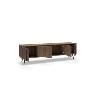 LUMA OAK LONG XL Komoda czterodrzwiowa z oświetleniem LED — zdjęcie 4