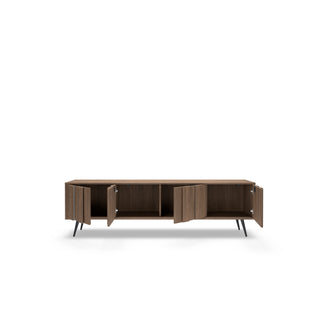 LUMA OAK LONG XL Komoda czterodrzwiowa z oświetleniem LED — zdjęcie 5
