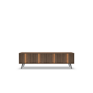 LUMA OAK LONG XL Komoda czterodrzwiowa z oświetleniem LED — zdjęcie 7