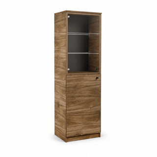 MONA LL wysoka witryna 80 cm Brandy Castello — zdjęcie 1