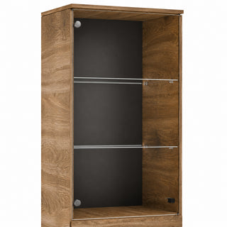 MONA LL wysoka witryna 80 cm Brandy Castello — zdjęcie 4