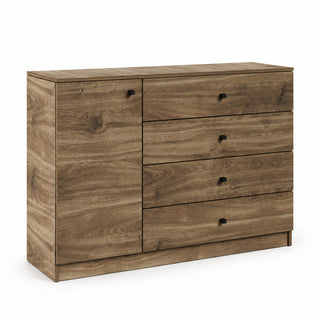 MONA M komoda 120 cm z drzwiami i 4 szufladami — zdjęcie 1