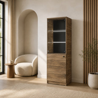 MONA XLP wysoka witryna 80 cm Brandy Castello — zdjęcie 2