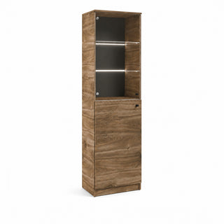 MONA LED wysoka witryna 80 cm Brandy Castello — zdjęcie 1